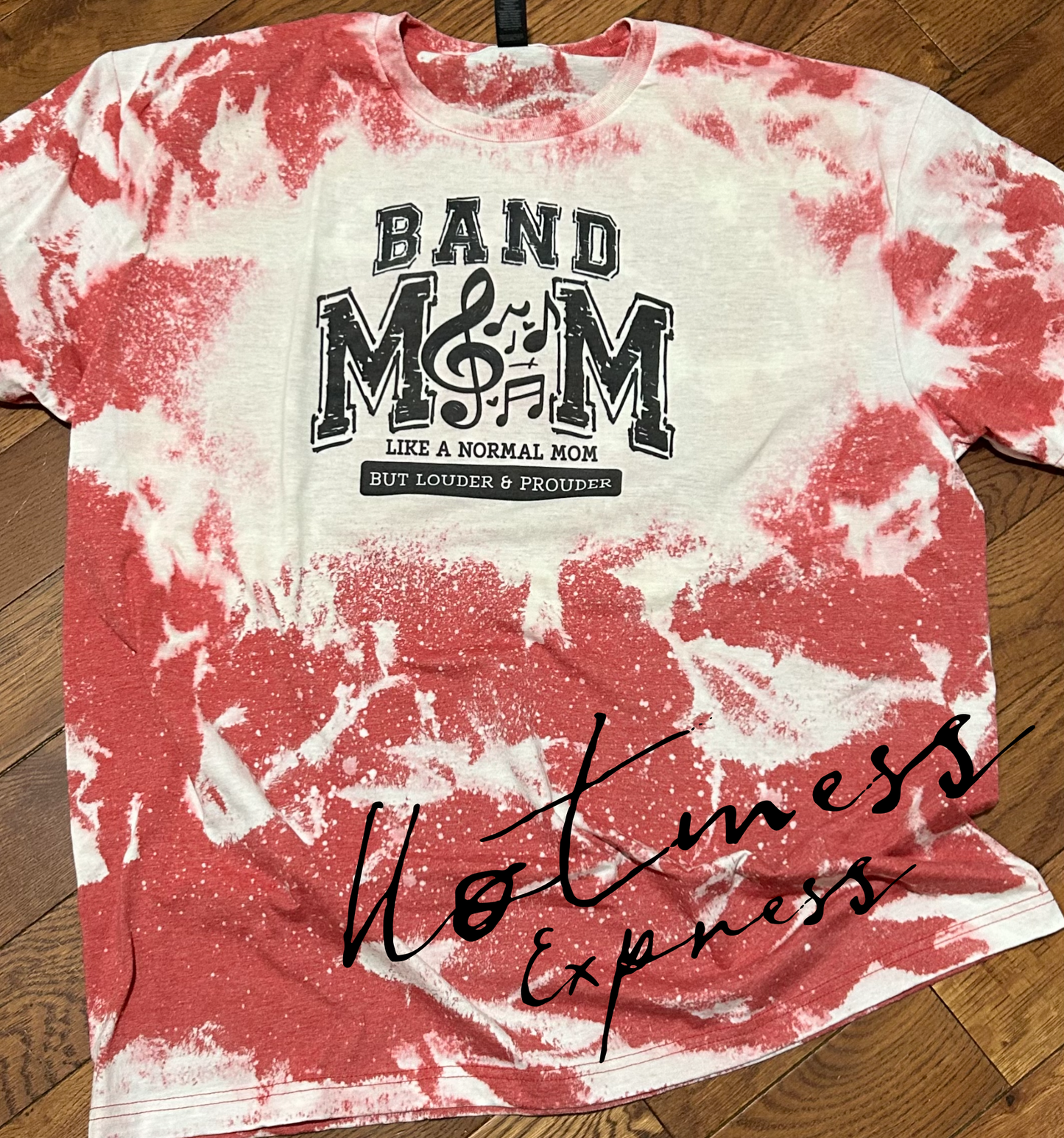 Band Mom Bleached Graphic Tee