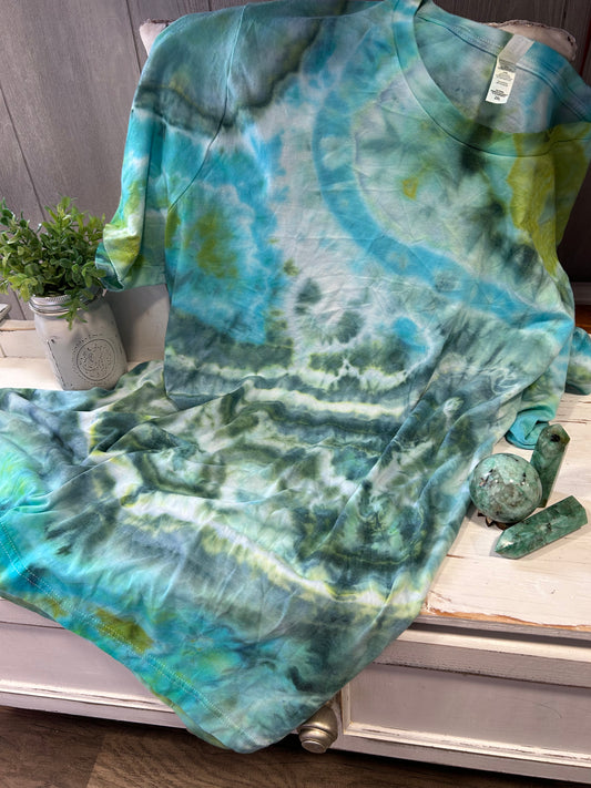 Chrysacolla Geode Hand Dyed Tee graphic tees