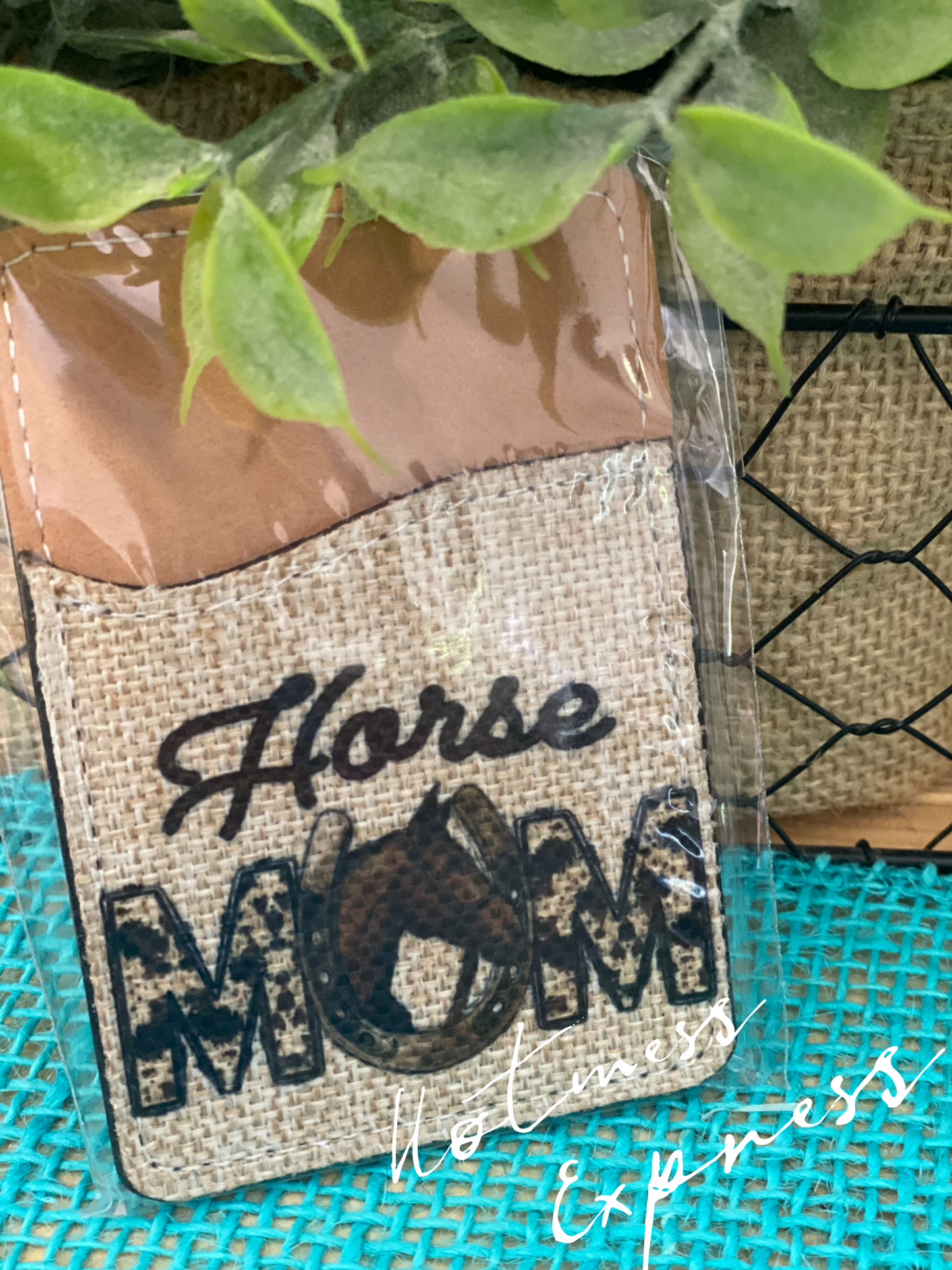 Horse Mom Phone ID Pocket