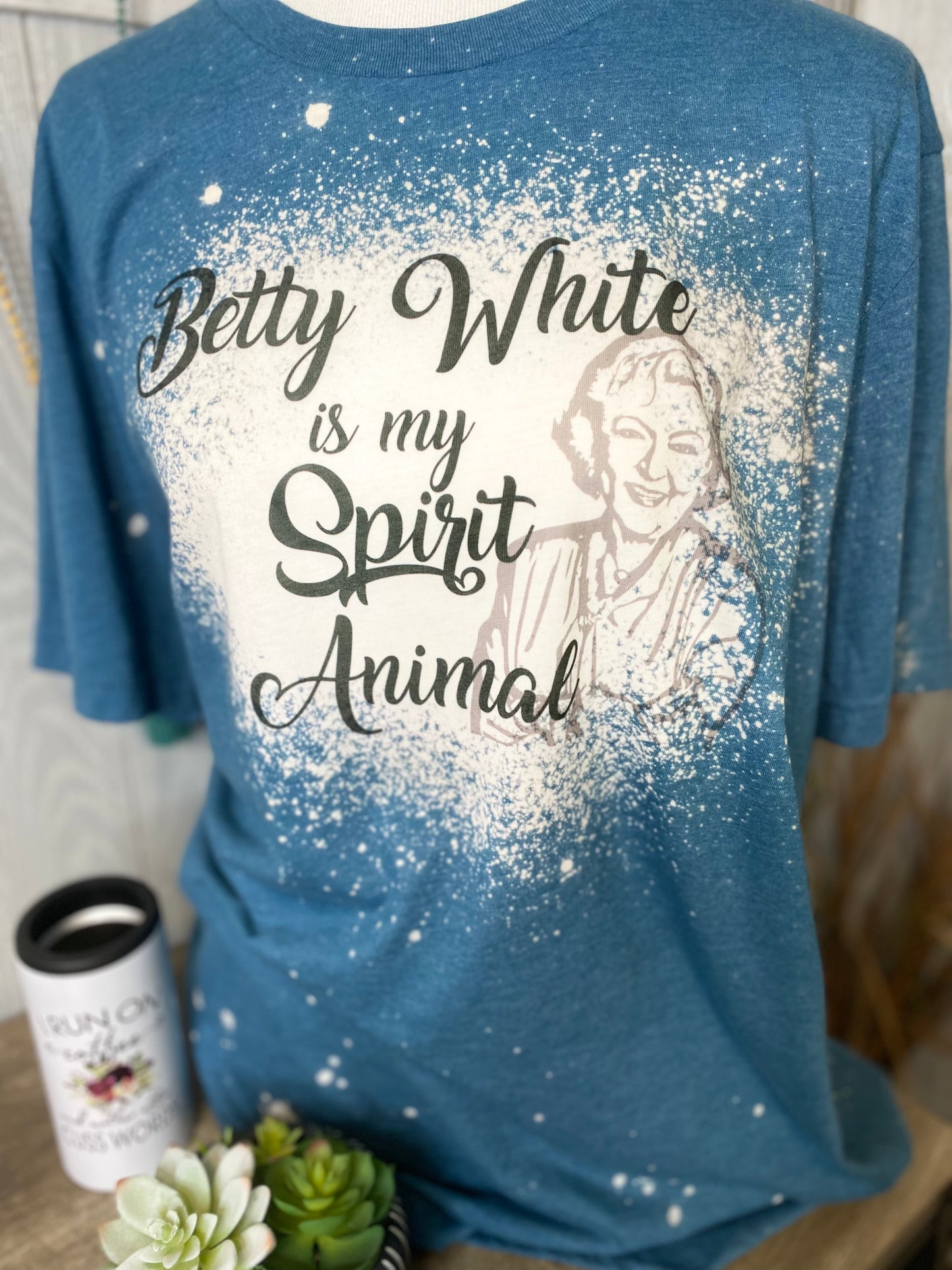 Betty White Is My Spirit Animal Graphic Tee