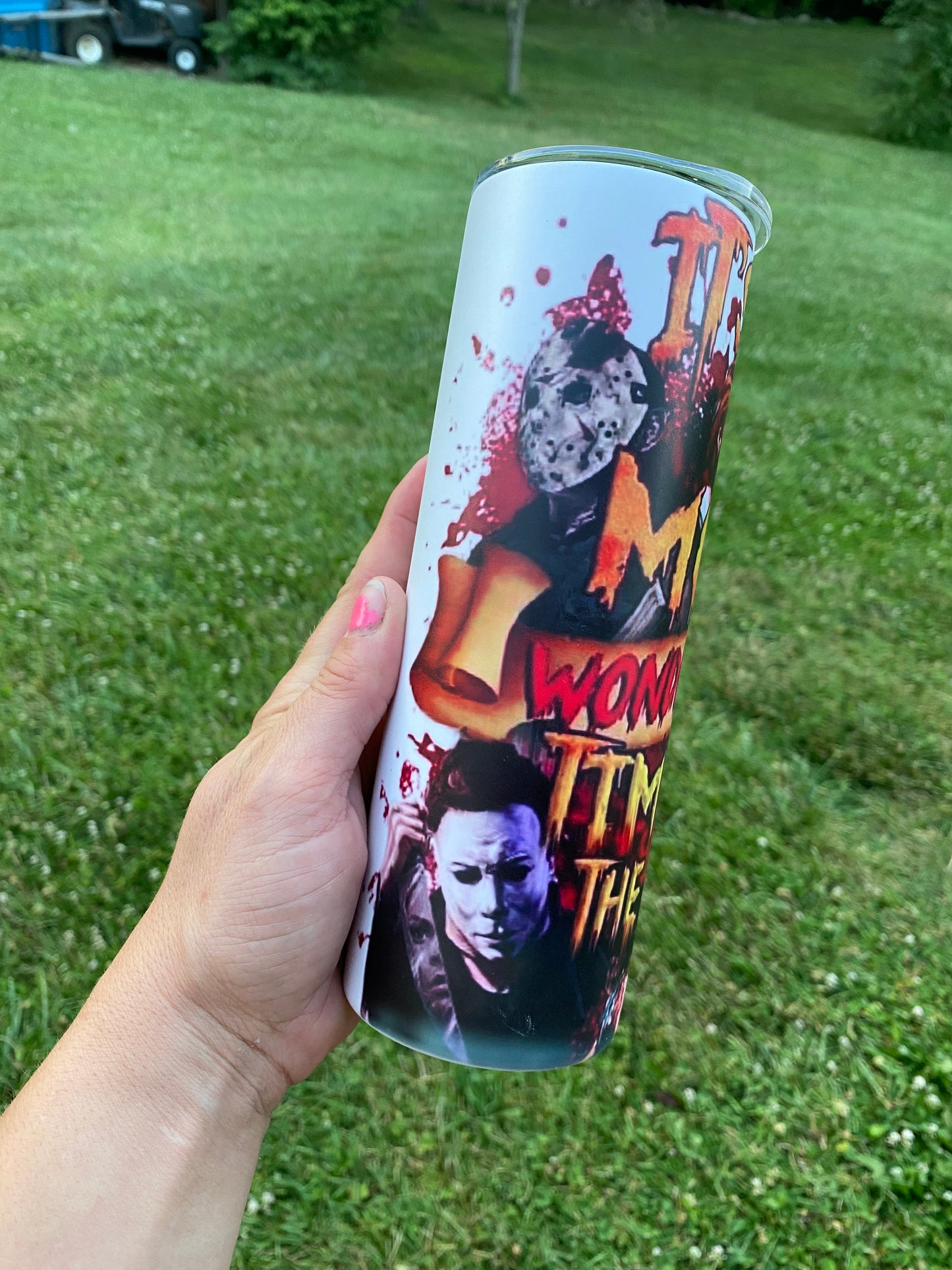 Horror Flick edition: It’s the Most Wonderful Time of the Year Tumbler