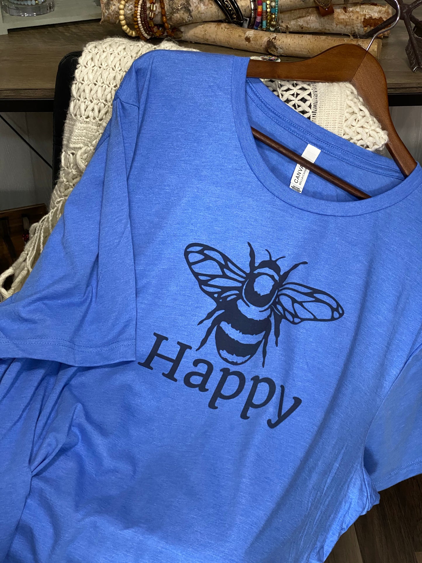 Bee Happy Graphic Tee Spring Drop