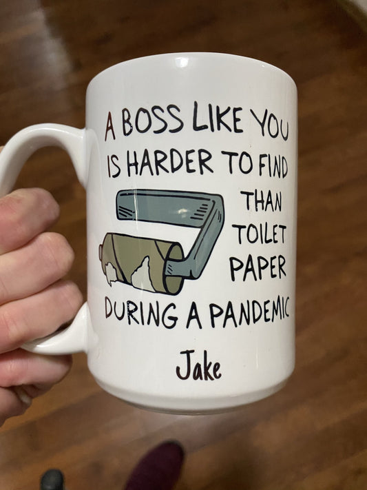 Pandemic Boss Custom Printed 14oz Mugs