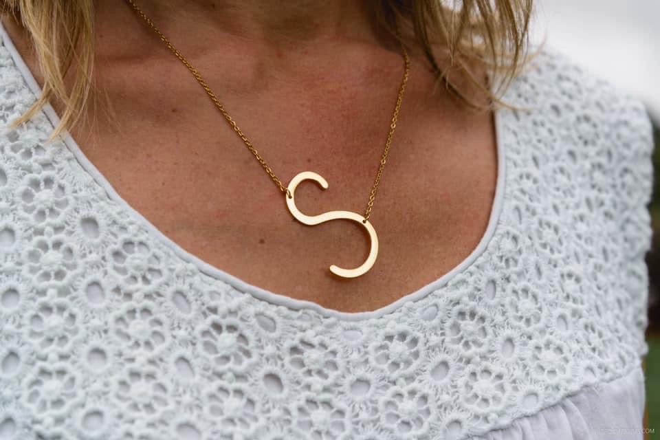 Letter Necklaces 18k plated