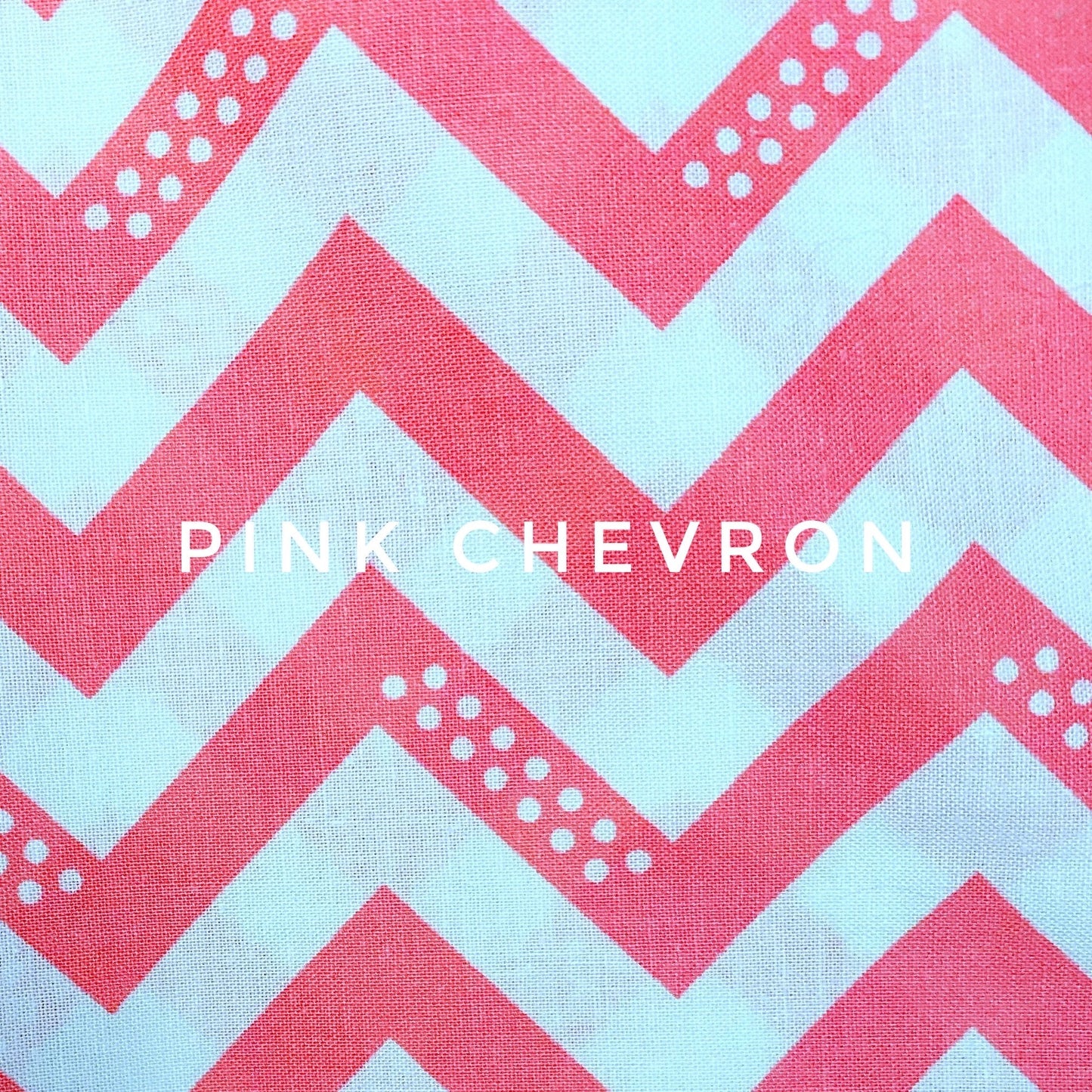 Pink Chevron Double Layer Face Mask