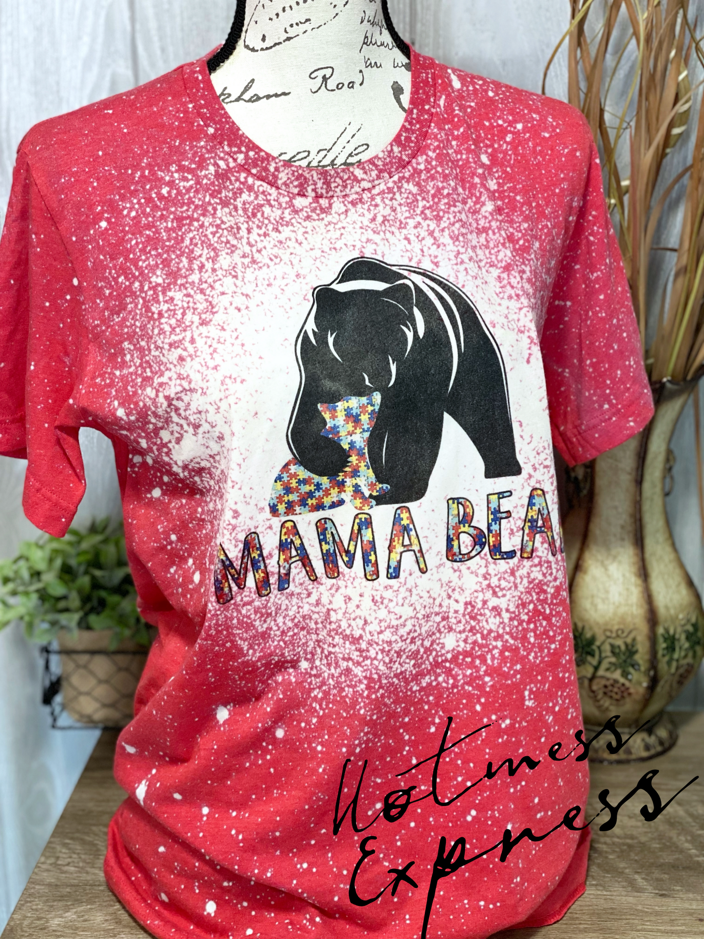 Mama Bear Autism Graphic Tee