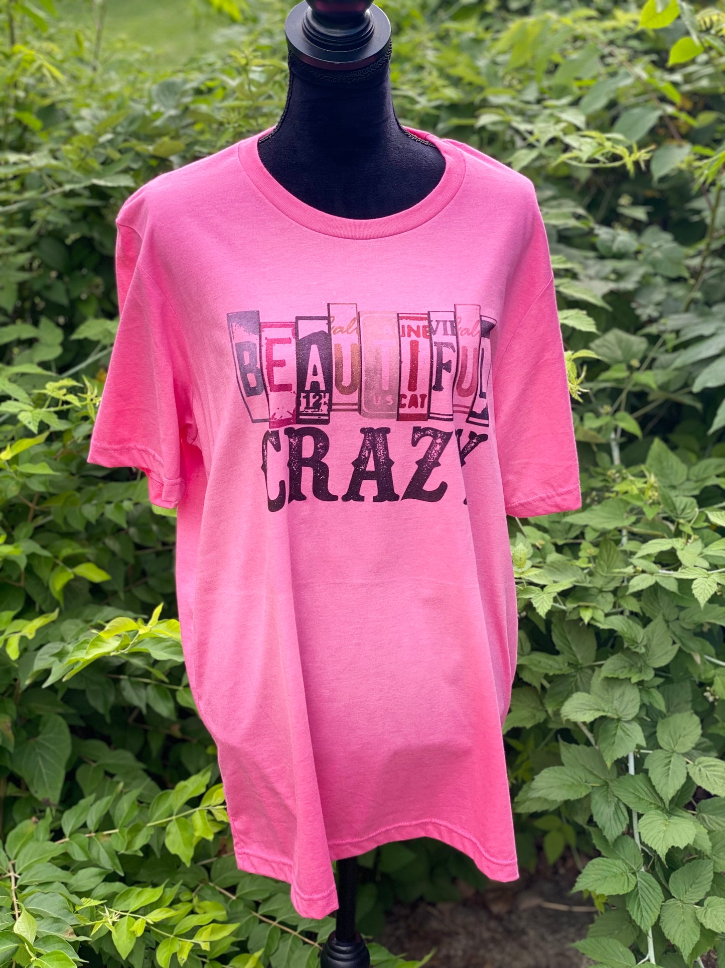 Beautiful Crazy Shimmer Graphic Tee NON Bleached