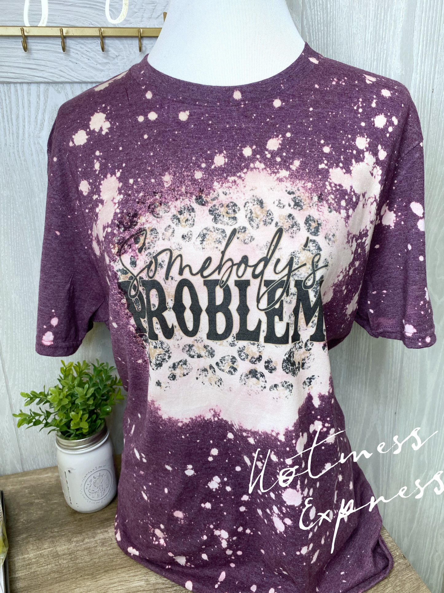 Somebody’s Problem Graphic Tee Bleached