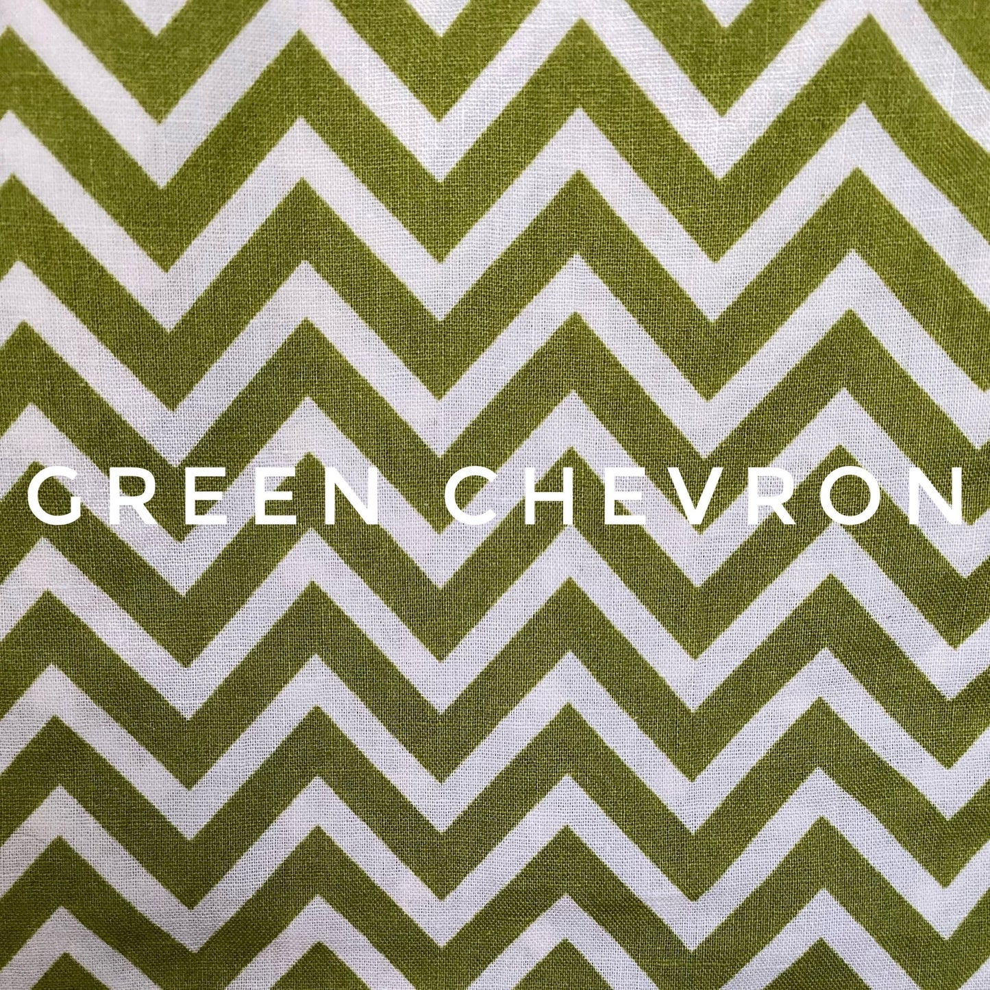 Green Chevron Double Layer Face Mask