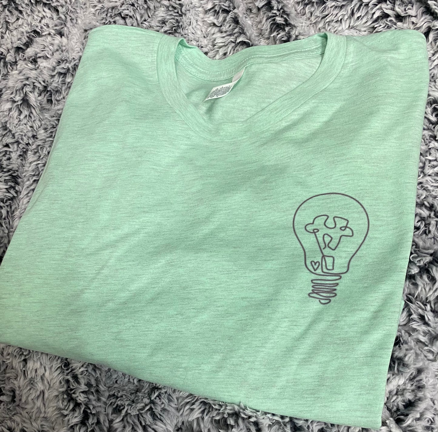 Be the light Graphic Tee Autism Drop