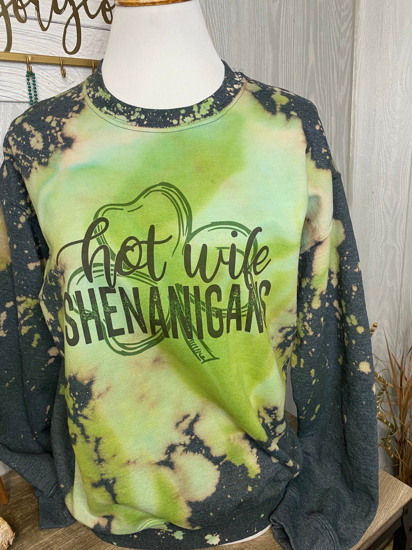 Hot Wife Shenanigans Graphic Crewneck Sweatshirt