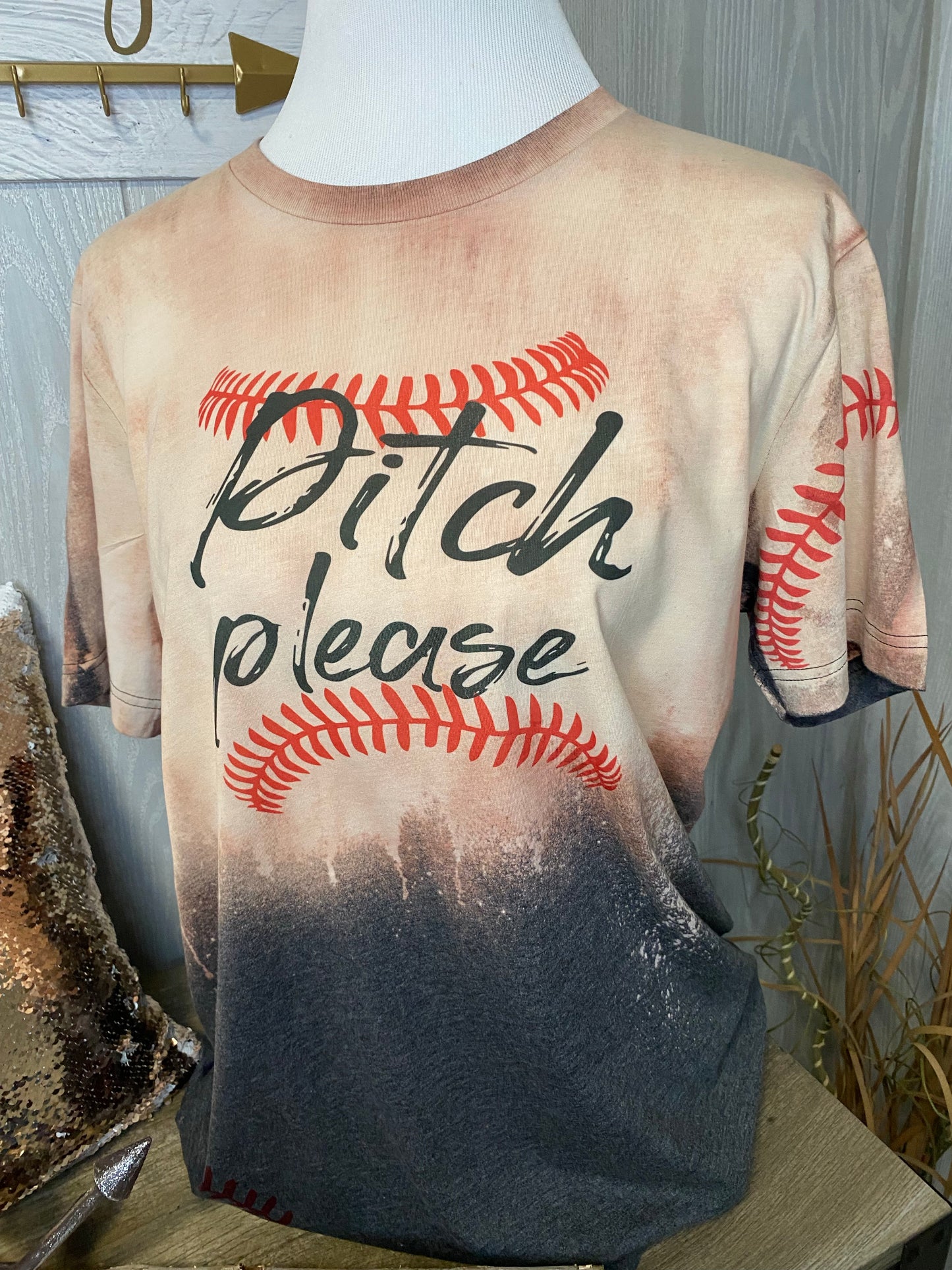 Pitch Please Baseball Graphic Tee