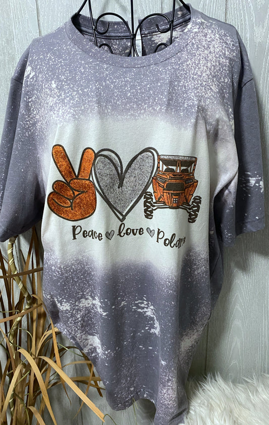 Peace Love Off-road Graphic Tee