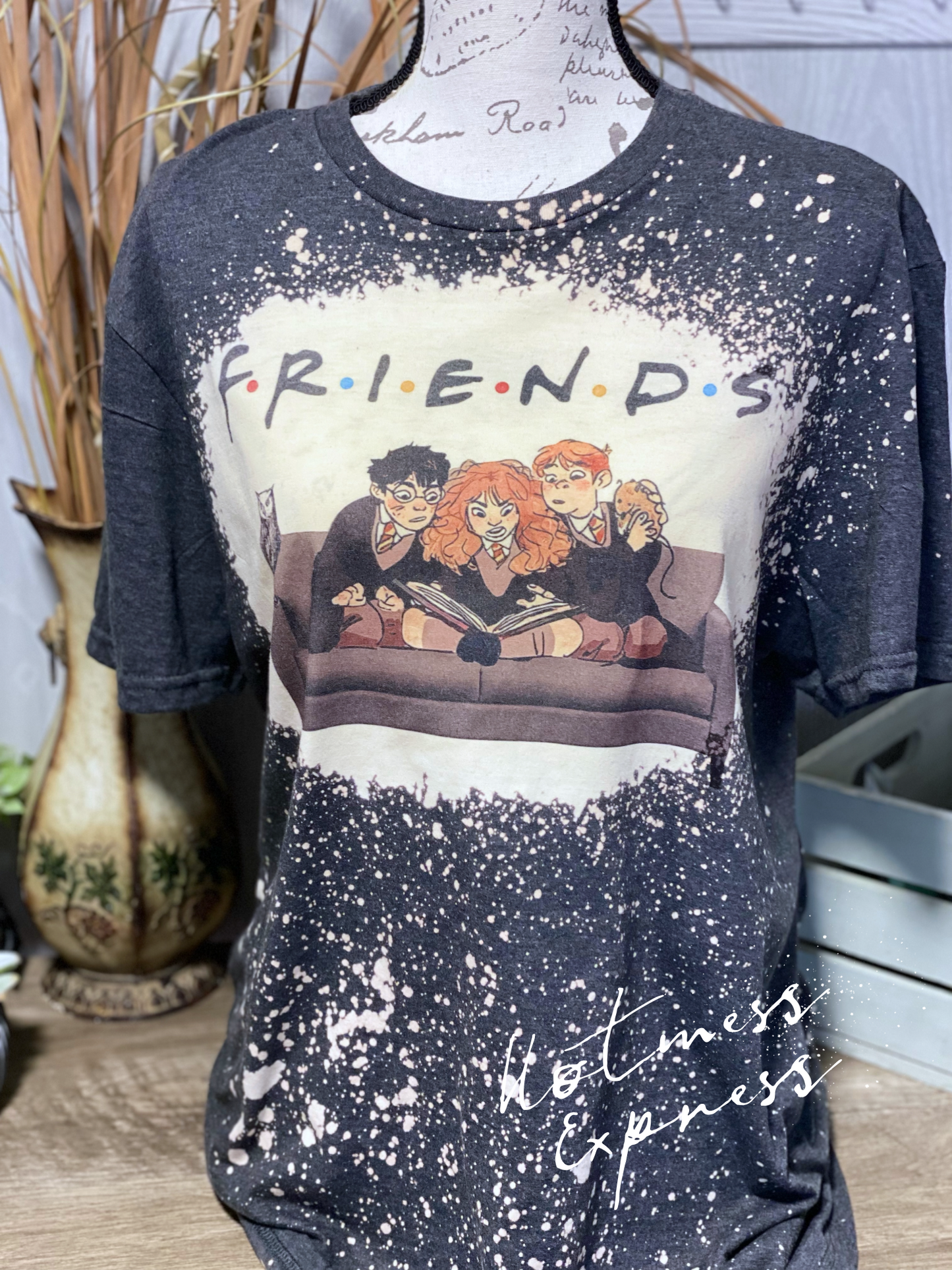 HP Friends Graphic Tee Bleached
