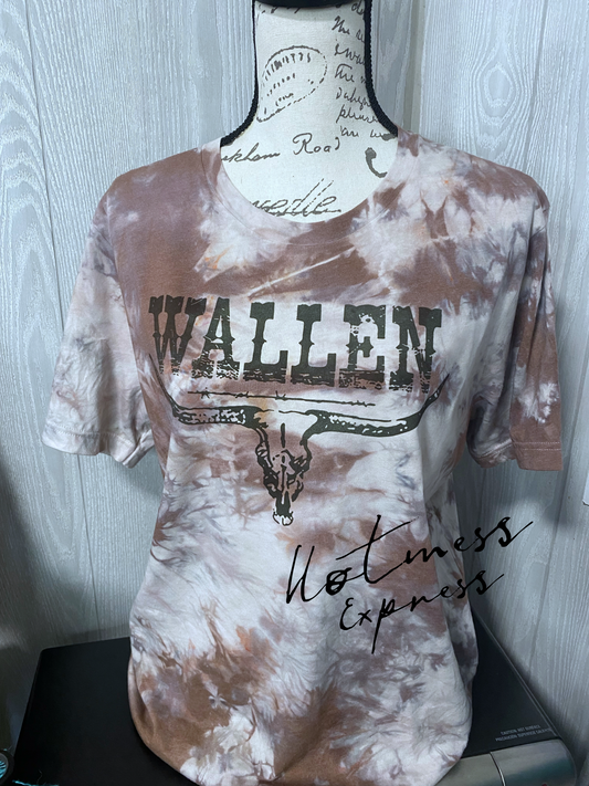 Wallen 2 sided Hand dyed Graphic Tee