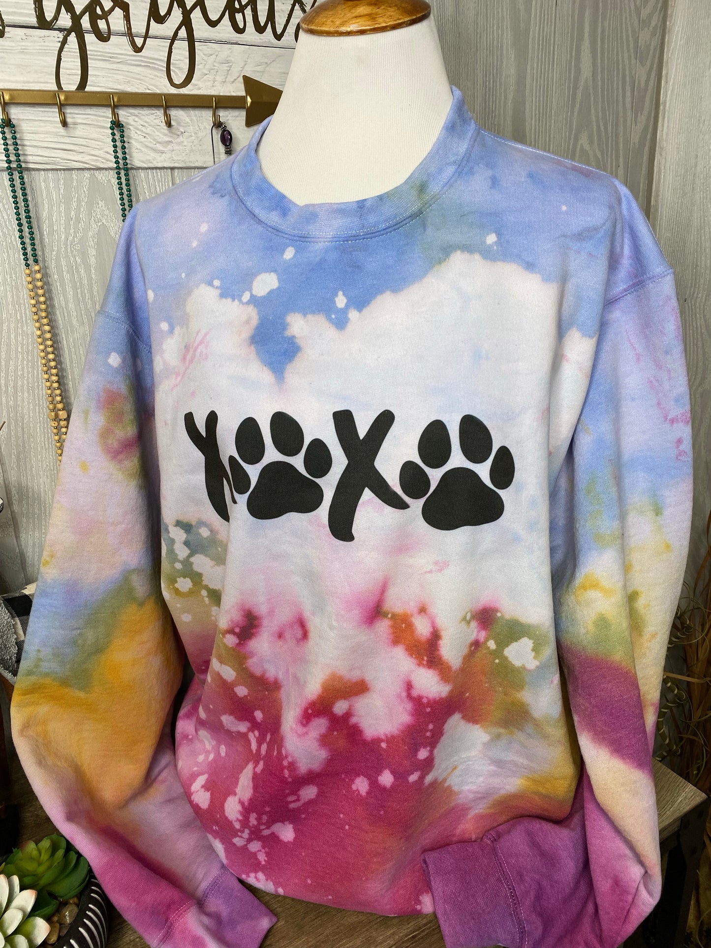 XOXO my Pet Valentine Graphic Crewneck Sweatshirt