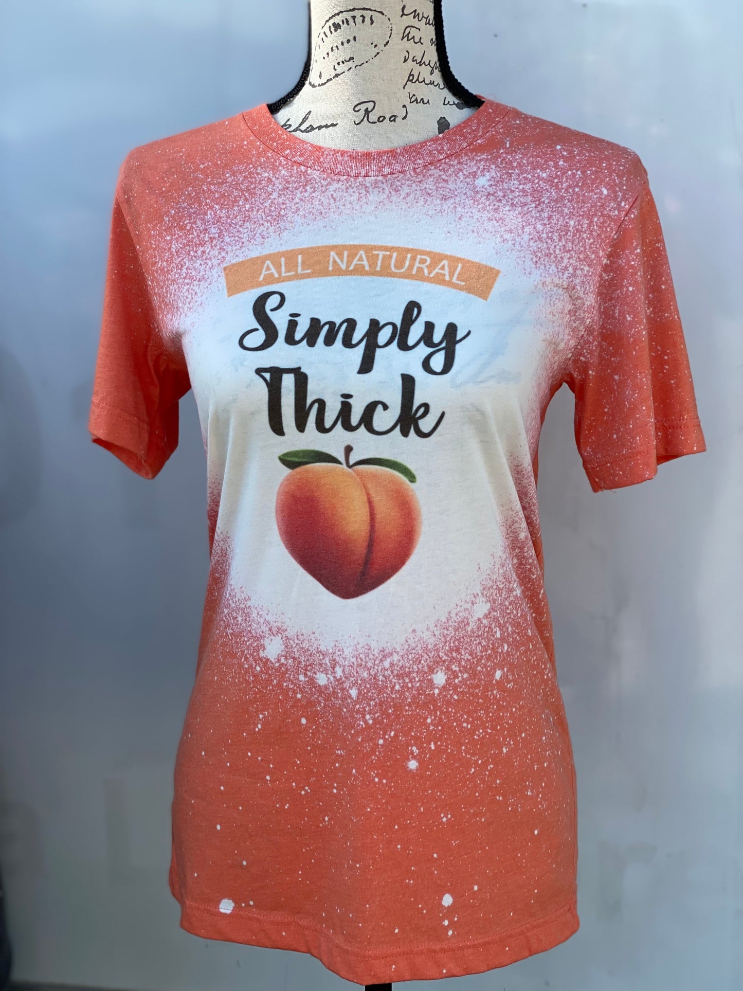Simply Thick Graphic Tee Bleached
