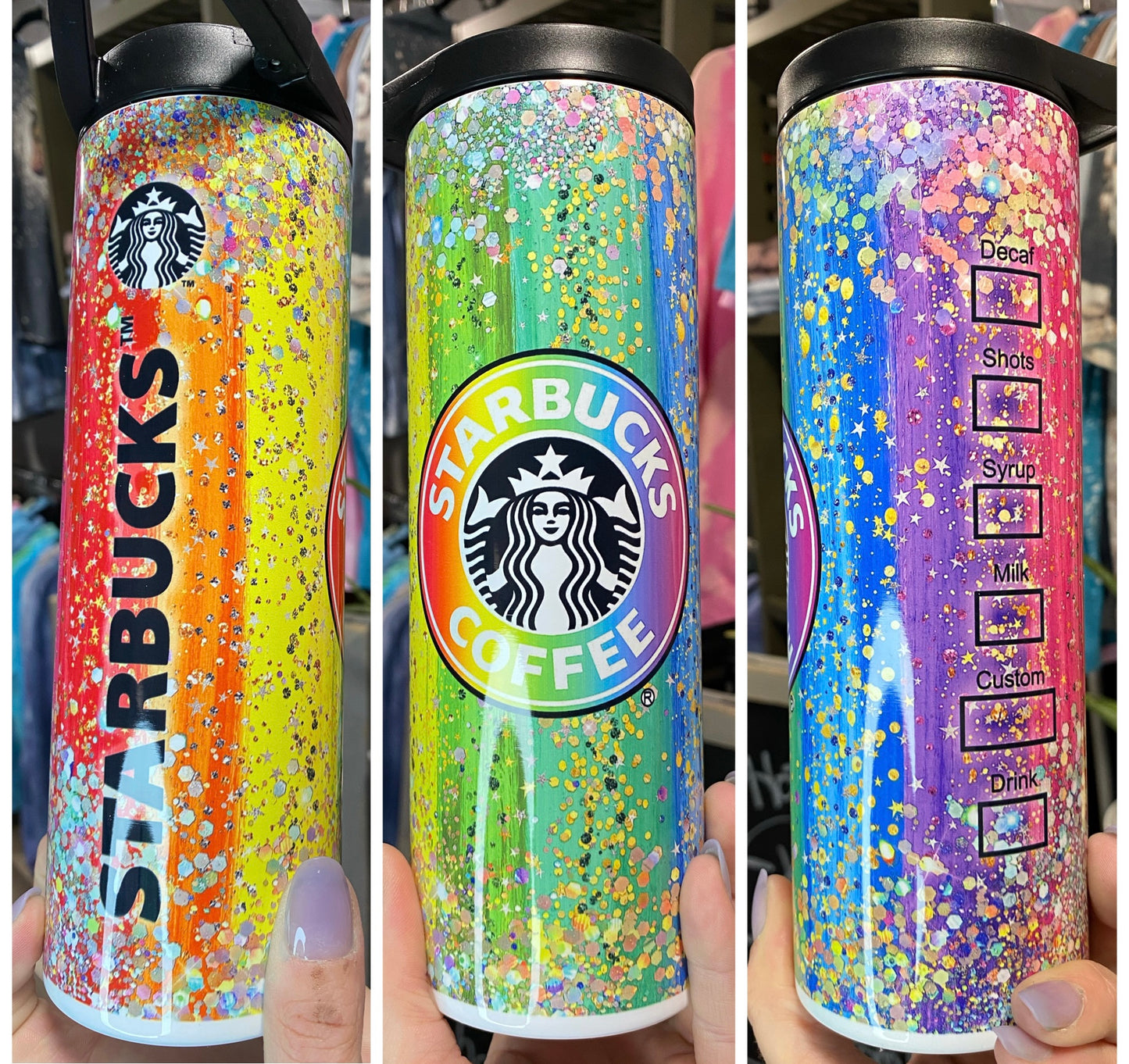 Starbies with duo lid Skinny Tumbler