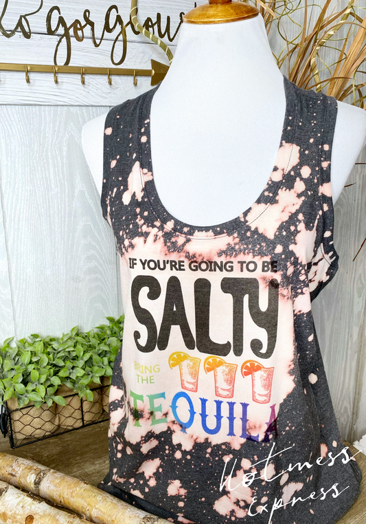 If You’re Going To Be Salty Racerback Graphic Tank