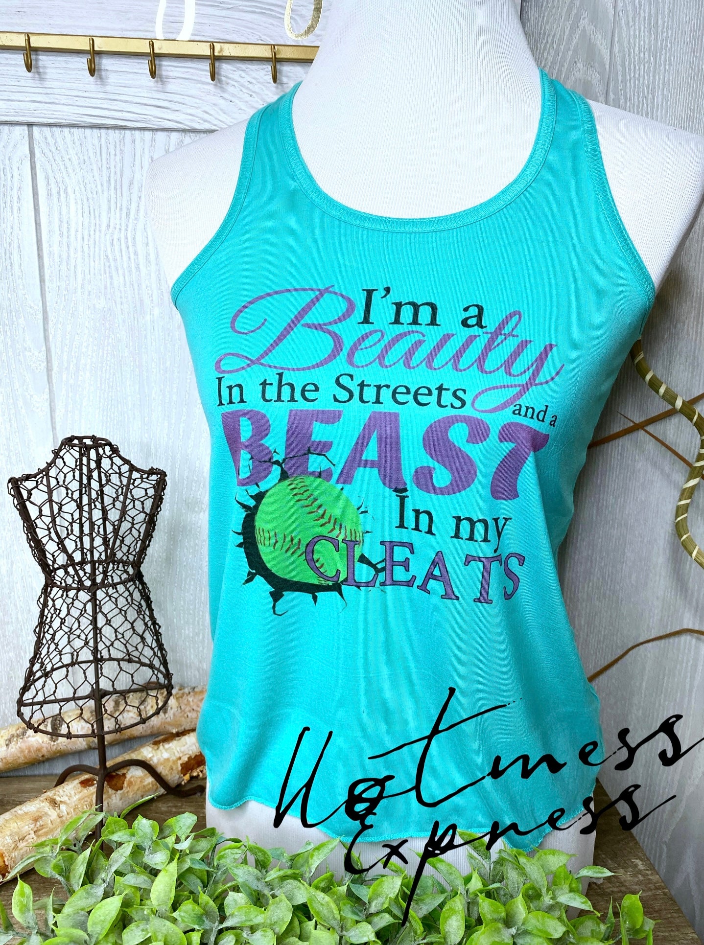 Beauty in the Streets and a Beast in my Cleats Kids or Adult Tank