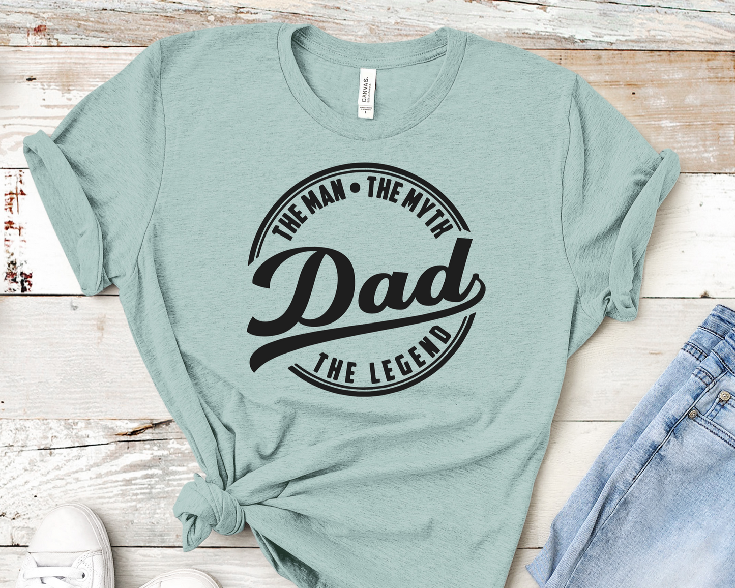 Dad the Man the Myth the Legend Graphic Tee