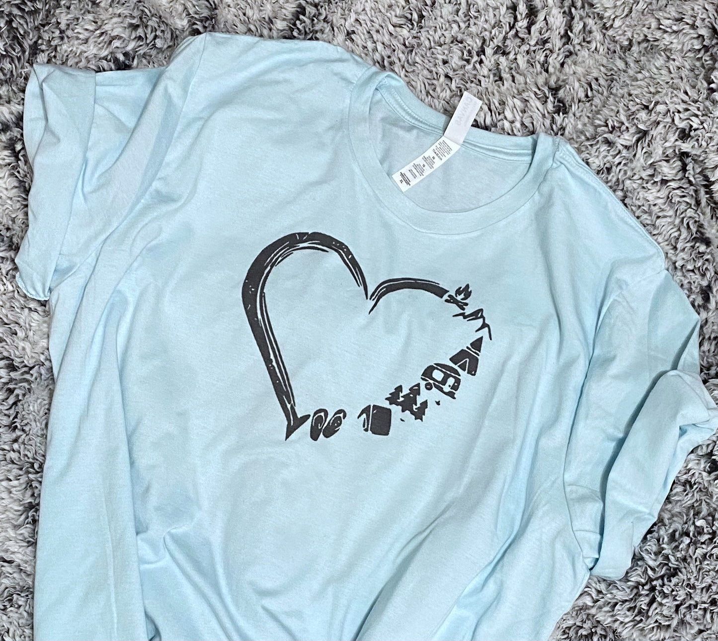 I Love Camping Graphic Tee Spring Drop