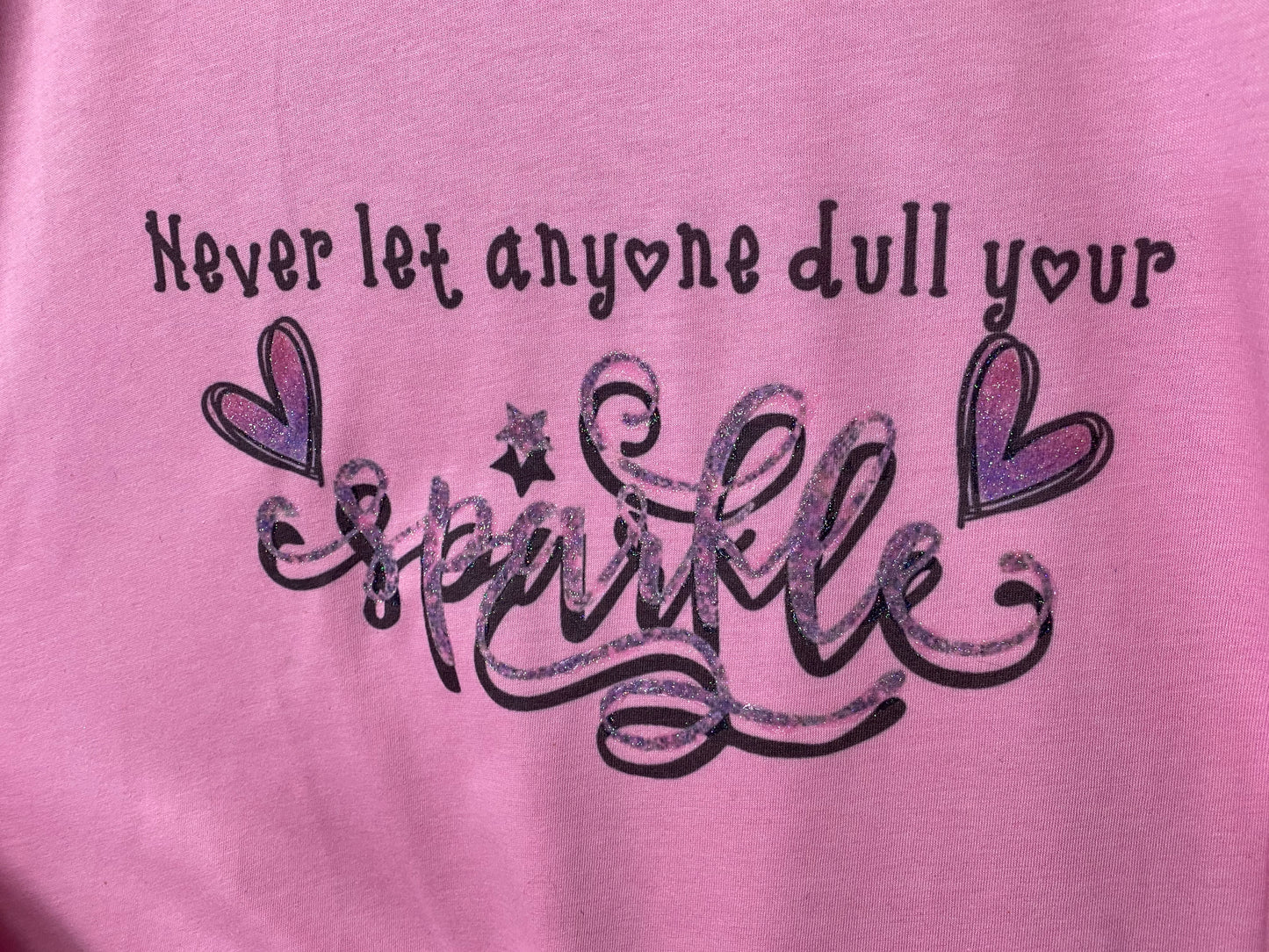 Never Let Anyone Dull Your Sparkle Graphic Tee